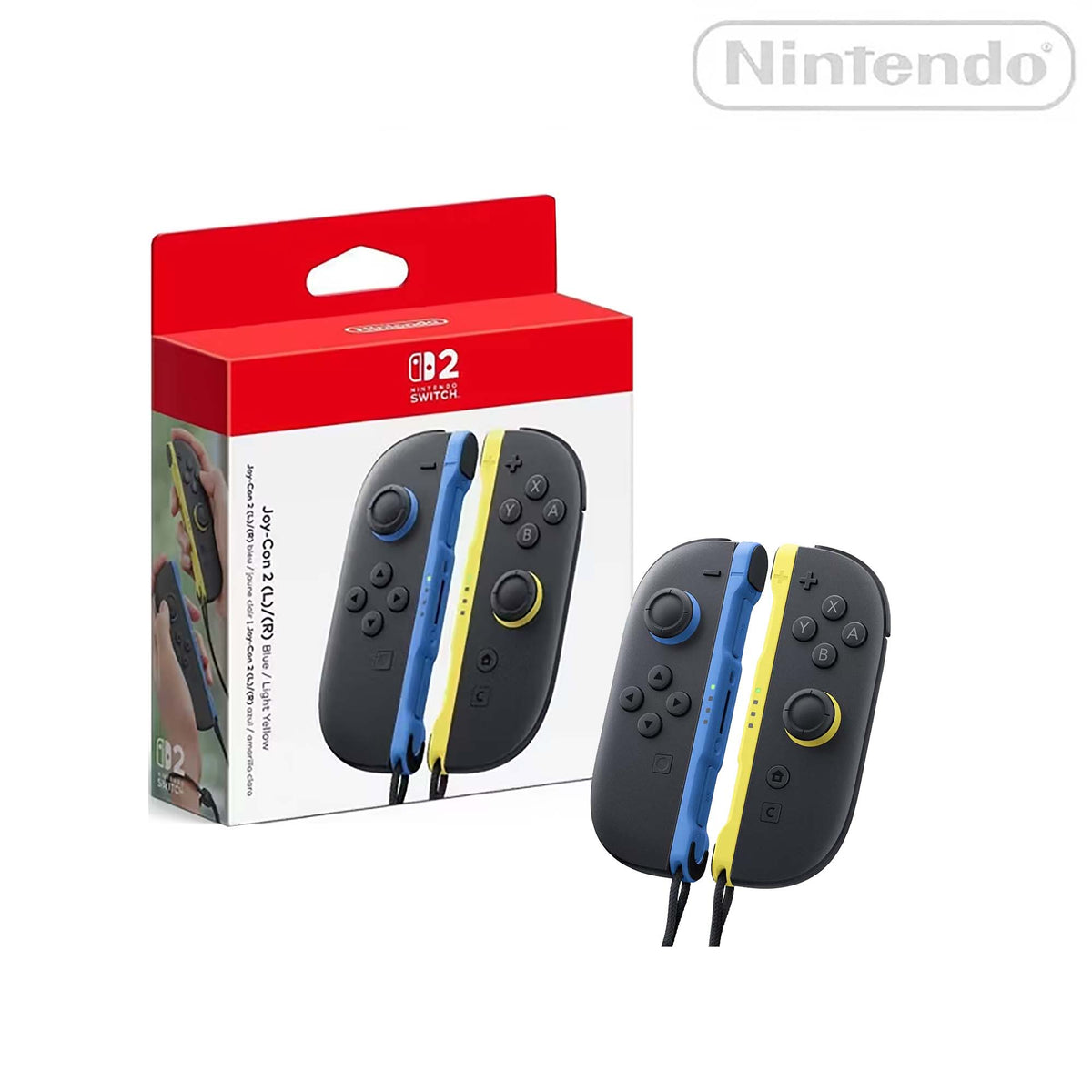 Nintendo Switch 2 Joy-Con 2 (L)/(R) - Japanese Import - Blue / Light Yellow
