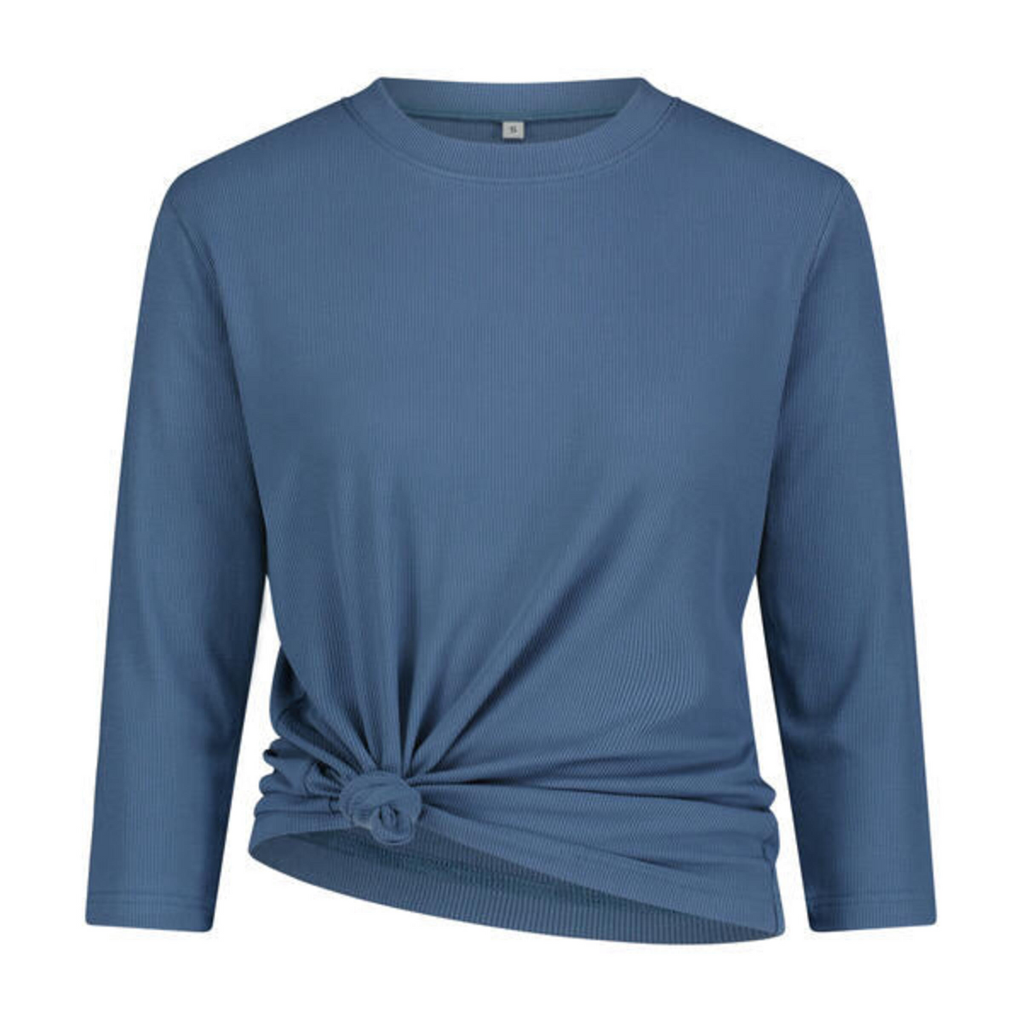 Ribbed Denim Jumper Set with 3/4 Sleeve Tee Adina Las Vegas