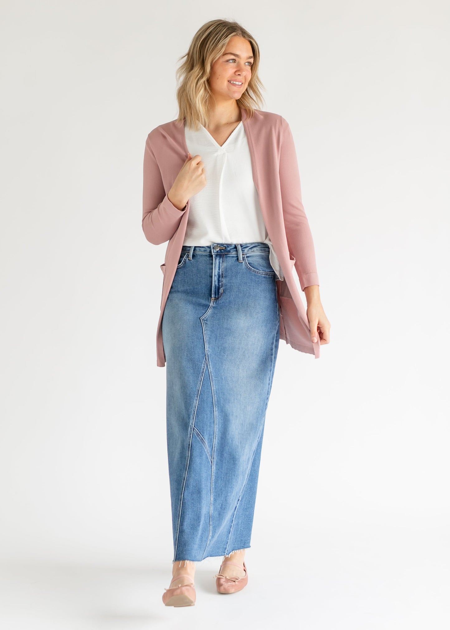 Madison V-neck Short Sleeve Flowy Top