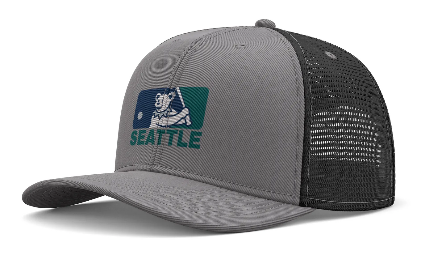 Seattle Baseball Edition Dancing Bear Logo Trucker Cap The Ballpark Collection
