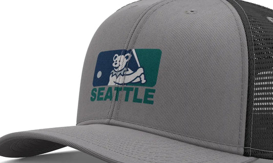 Seattle Baseball Edition Dancing Bear Logo Trucker Cap The Ballpark Collection