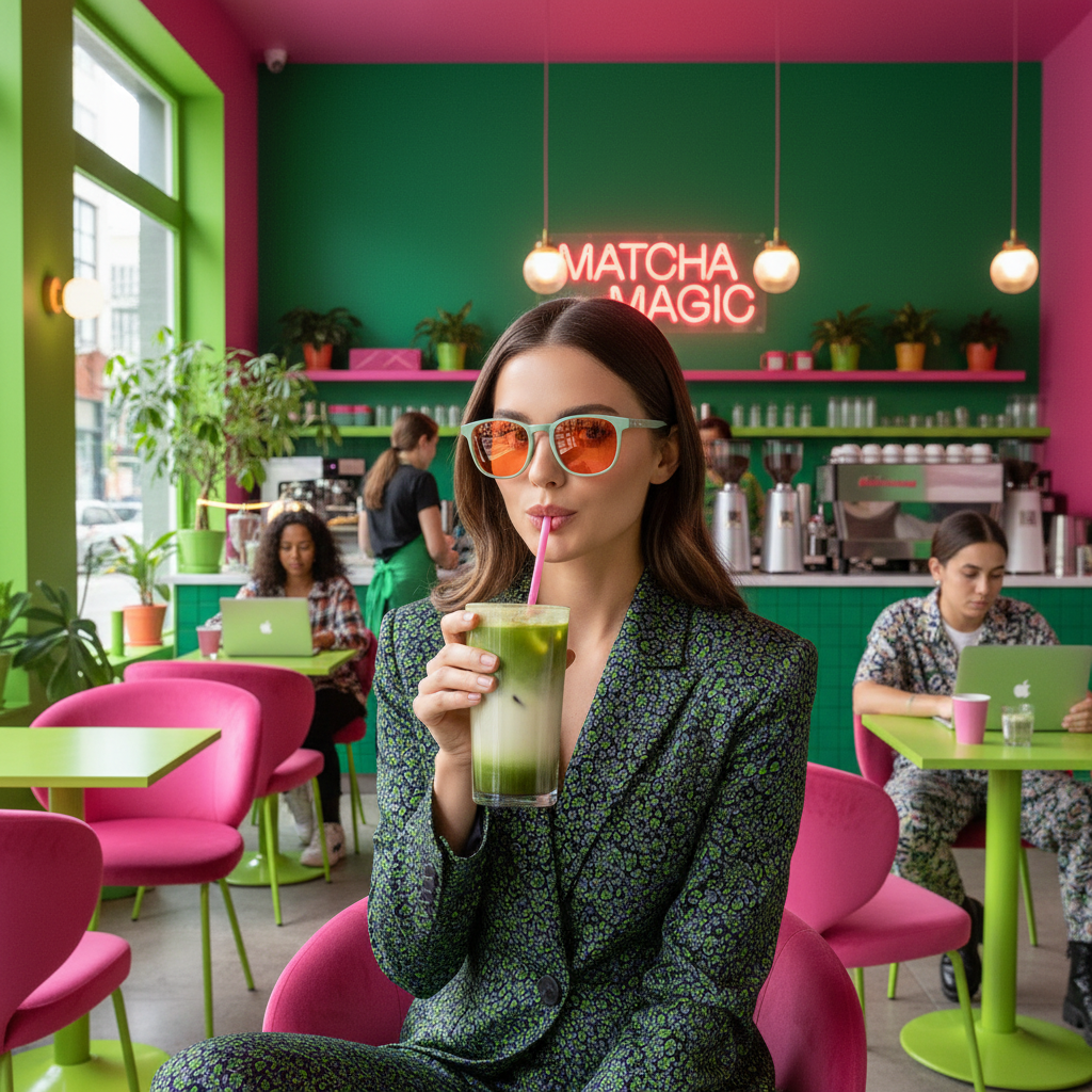 Matcha Latte Blue Light Blocking Sleep Glasses DreamWalkerz