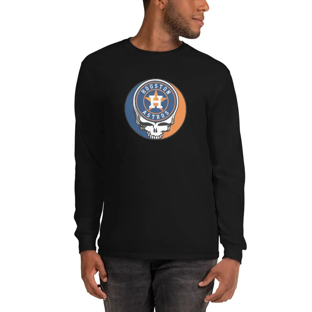 Houston Baseball Edition Unisex Long Sleeve Stealie Shirt The Ballpark Collection