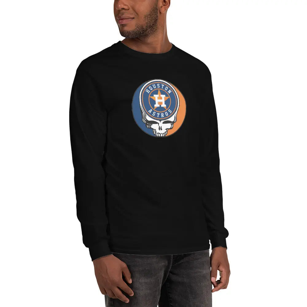 Houston Baseball Edition Unisex Long Sleeve Stealie Shirt The Ballpark Collection