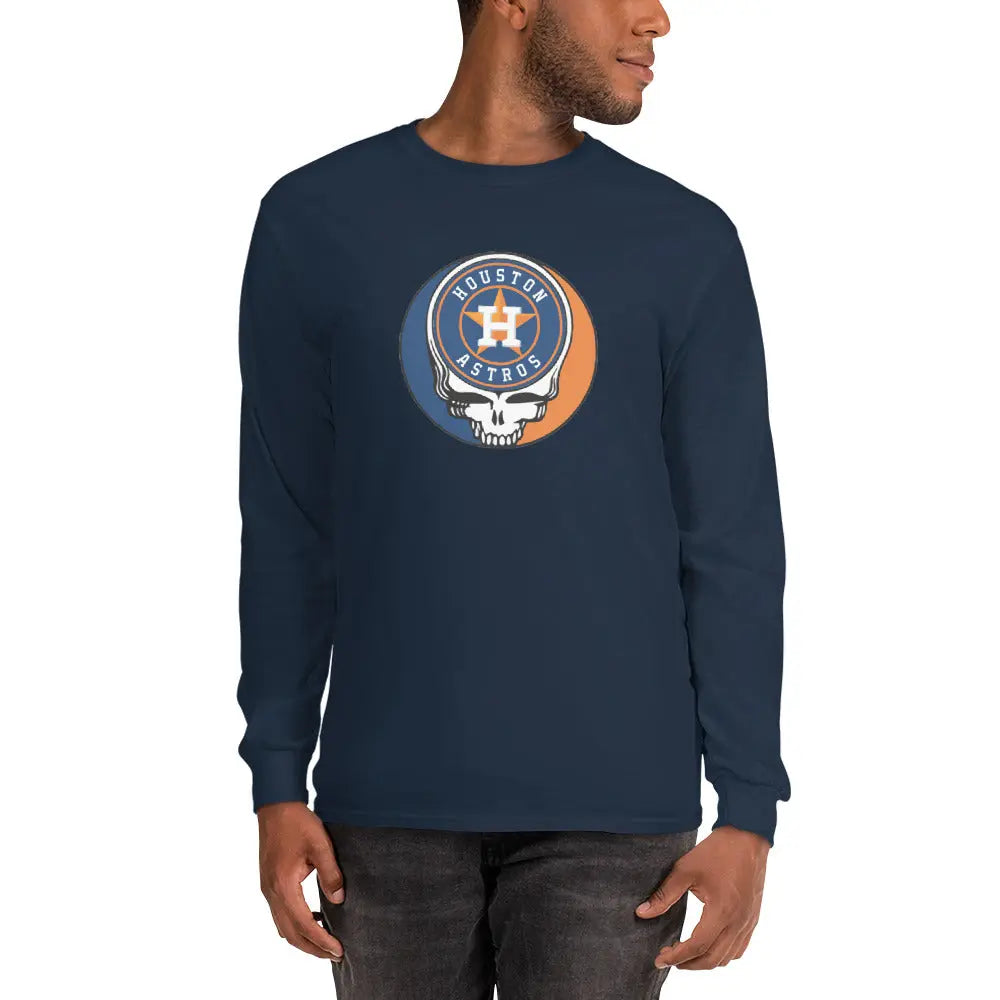Houston Baseball Edition Unisex Long Sleeve Stealie Shirt The Ballpark Collection