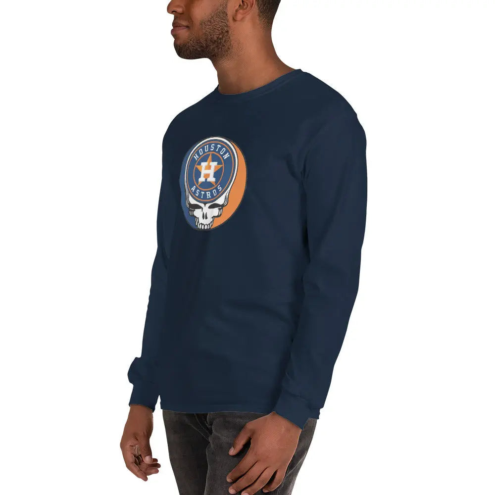 Houston Baseball Edition Unisex Long Sleeve Stealie Shirt The Ballpark Collection