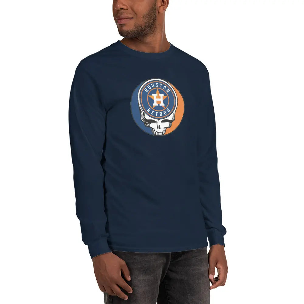 Houston Baseball Edition Unisex Long Sleeve Stealie Shirt The Ballpark Collection