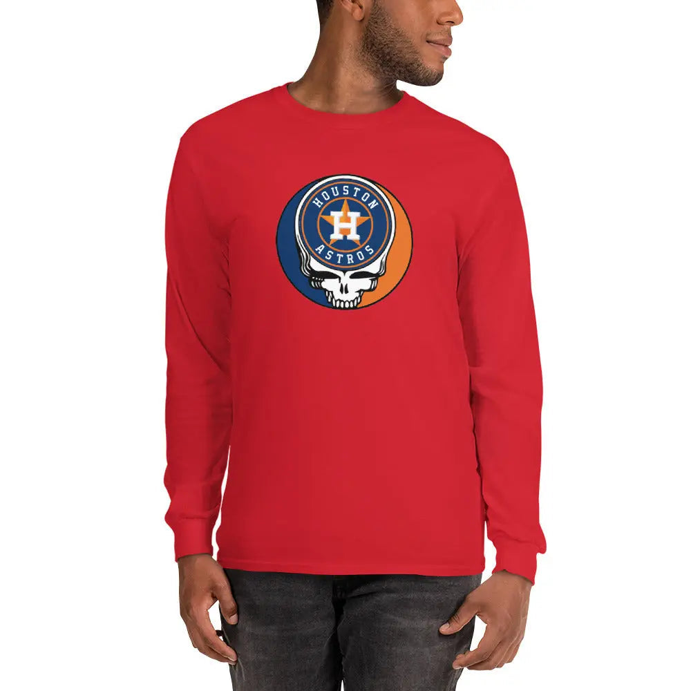 Houston Baseball Edition Unisex Long Sleeve Stealie Shirt The Ballpark Collection