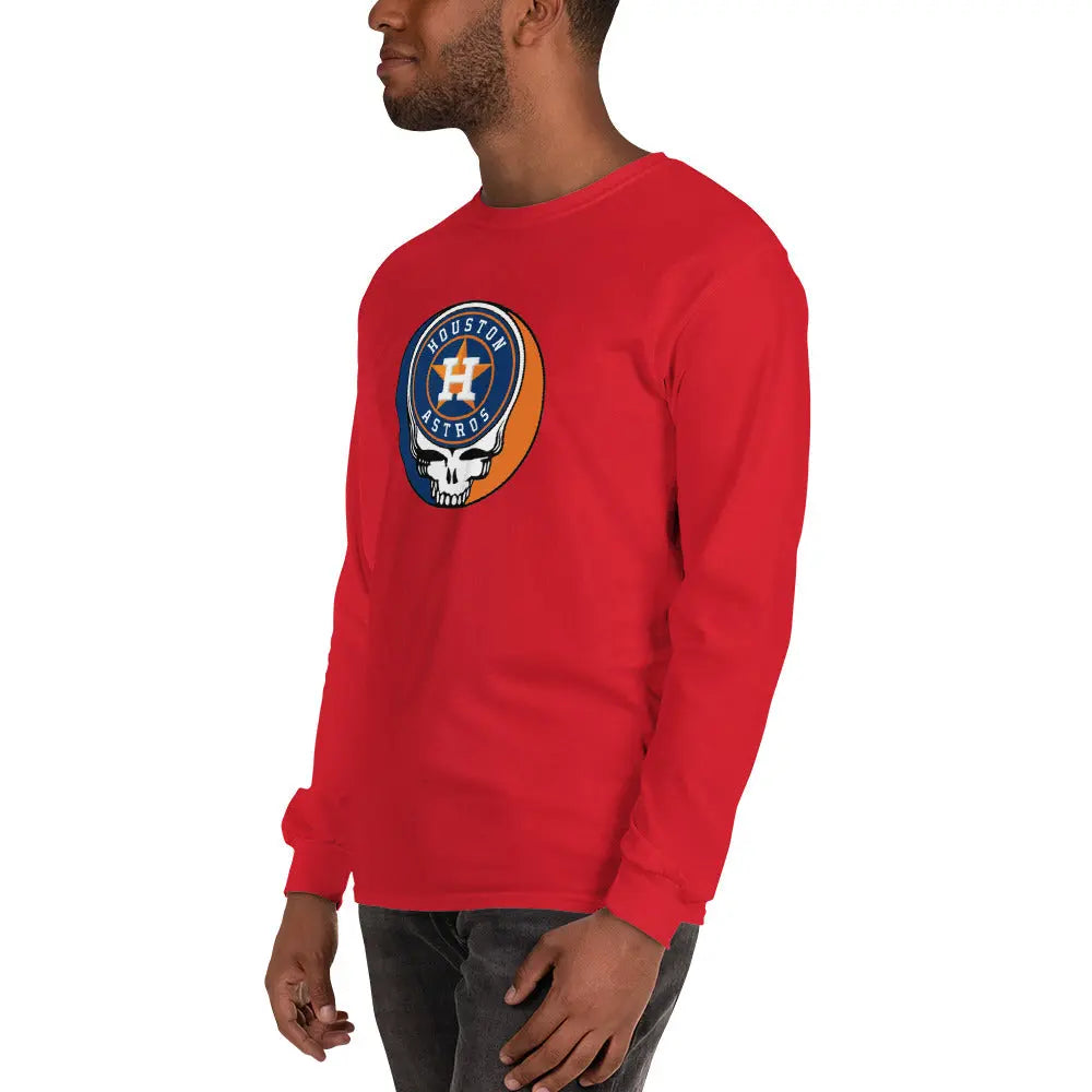 Houston Baseball Edition Unisex Long Sleeve Stealie Shirt The Ballpark Collection