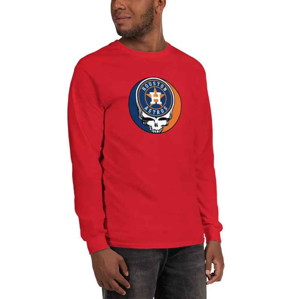 Houston Baseball Edition Unisex Long Sleeve Stealie Shirt The Ballpark Collection