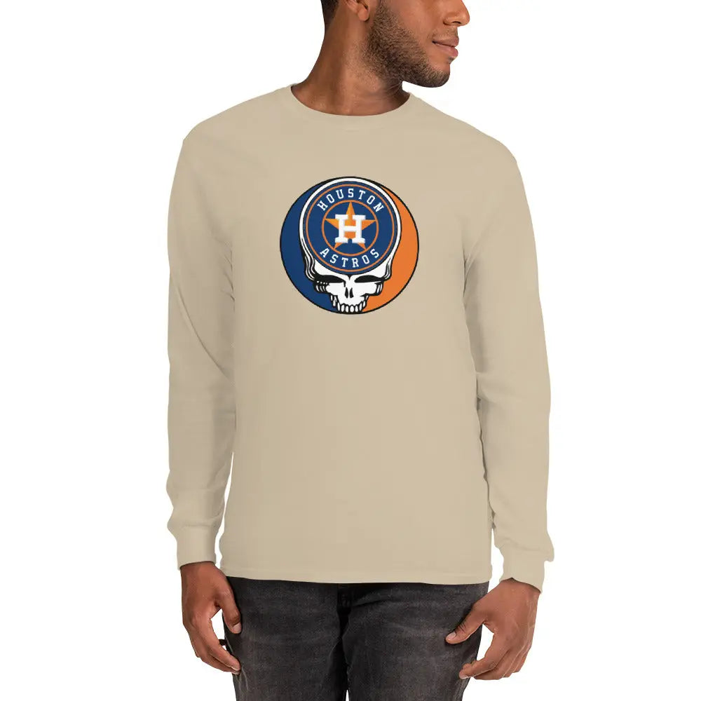 Houston Baseball Edition Unisex Long Sleeve Stealie Shirt The Ballpark Collection