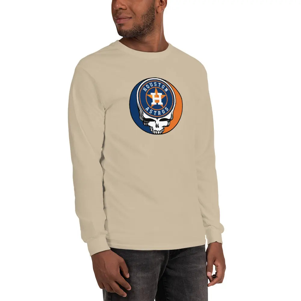 Houston Baseball Edition Unisex Long Sleeve Stealie Shirt The Ballpark Collection