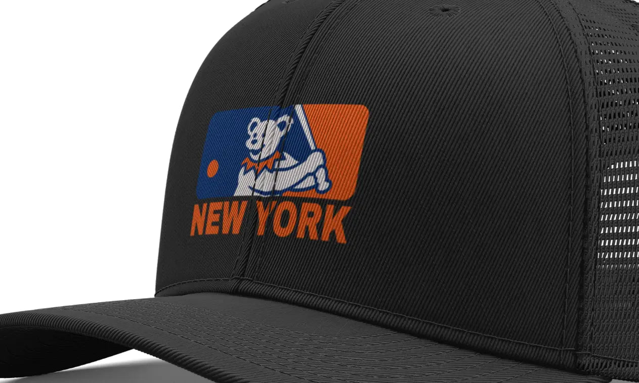 New York Baseball Edition Dancing Bear Logo Trucker Cap The Ballpark Collection Grateful Dead