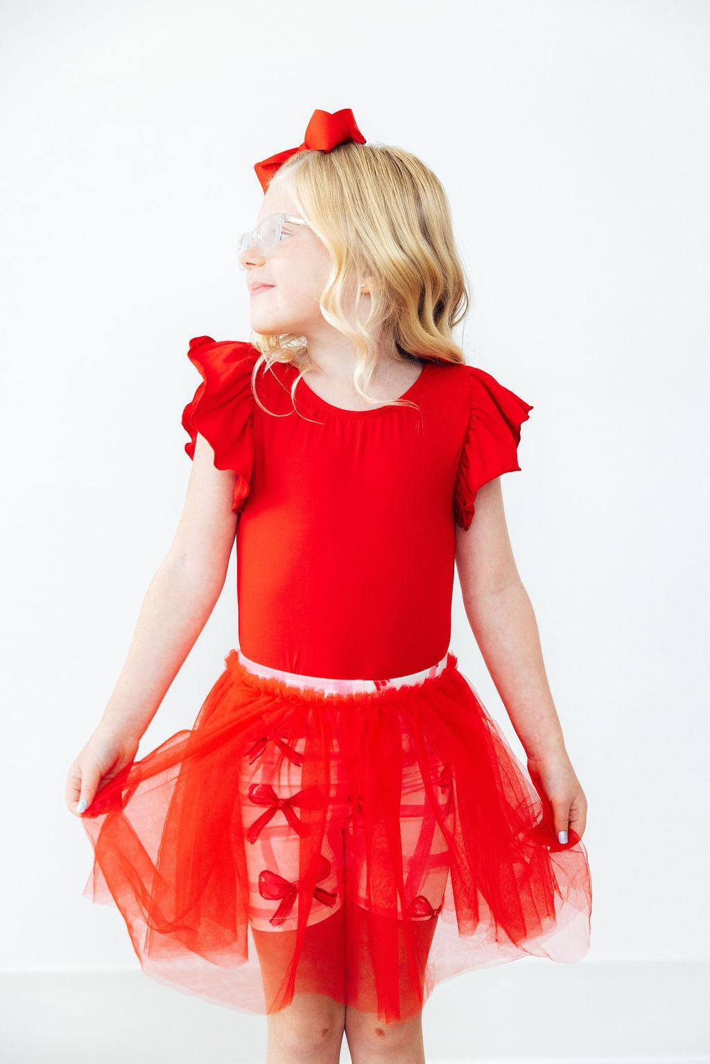 Bow La La Soft Stretchy Tutu Shorts