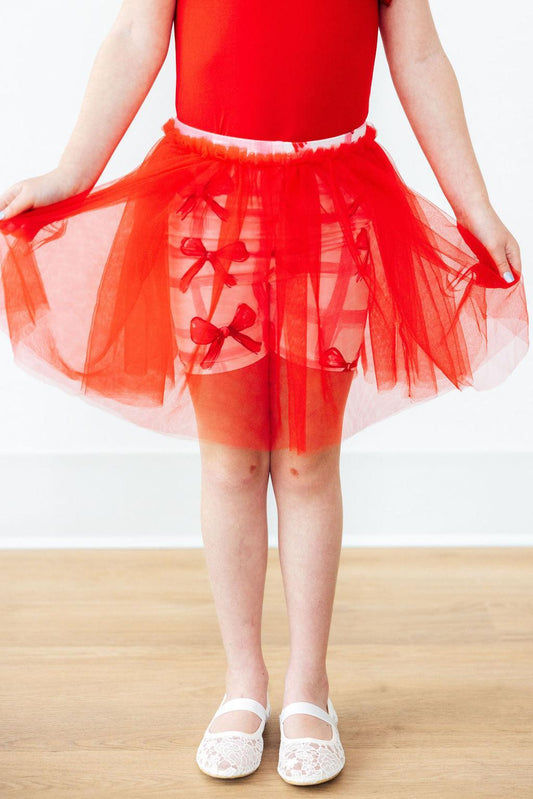 Bow La La Soft Stretchy Tutu Shorts