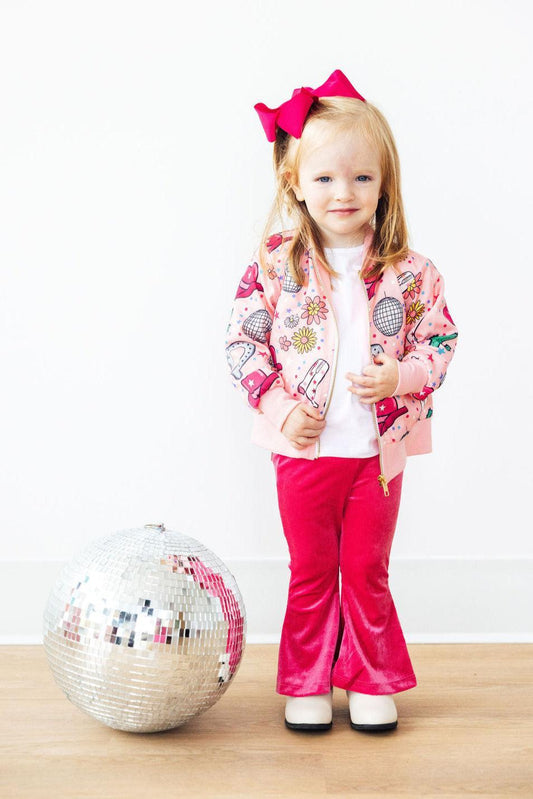 Boots & Bling Satin Lightweight Jacket