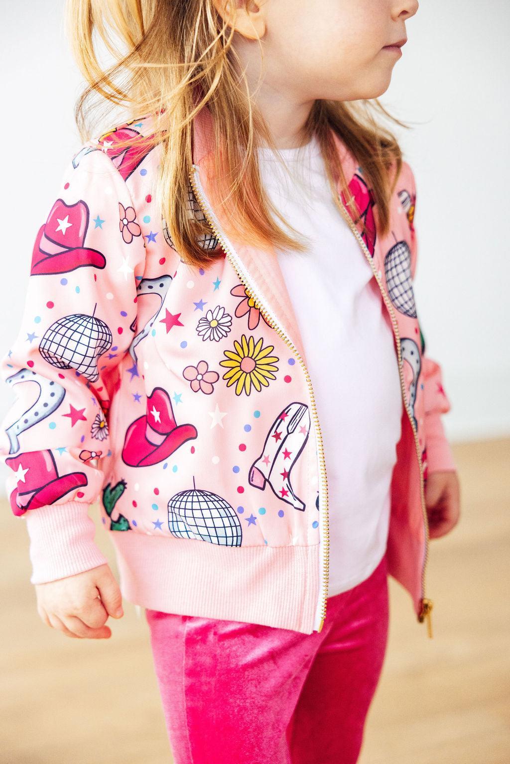 Boots & Bling Satin Lightweight Jacket