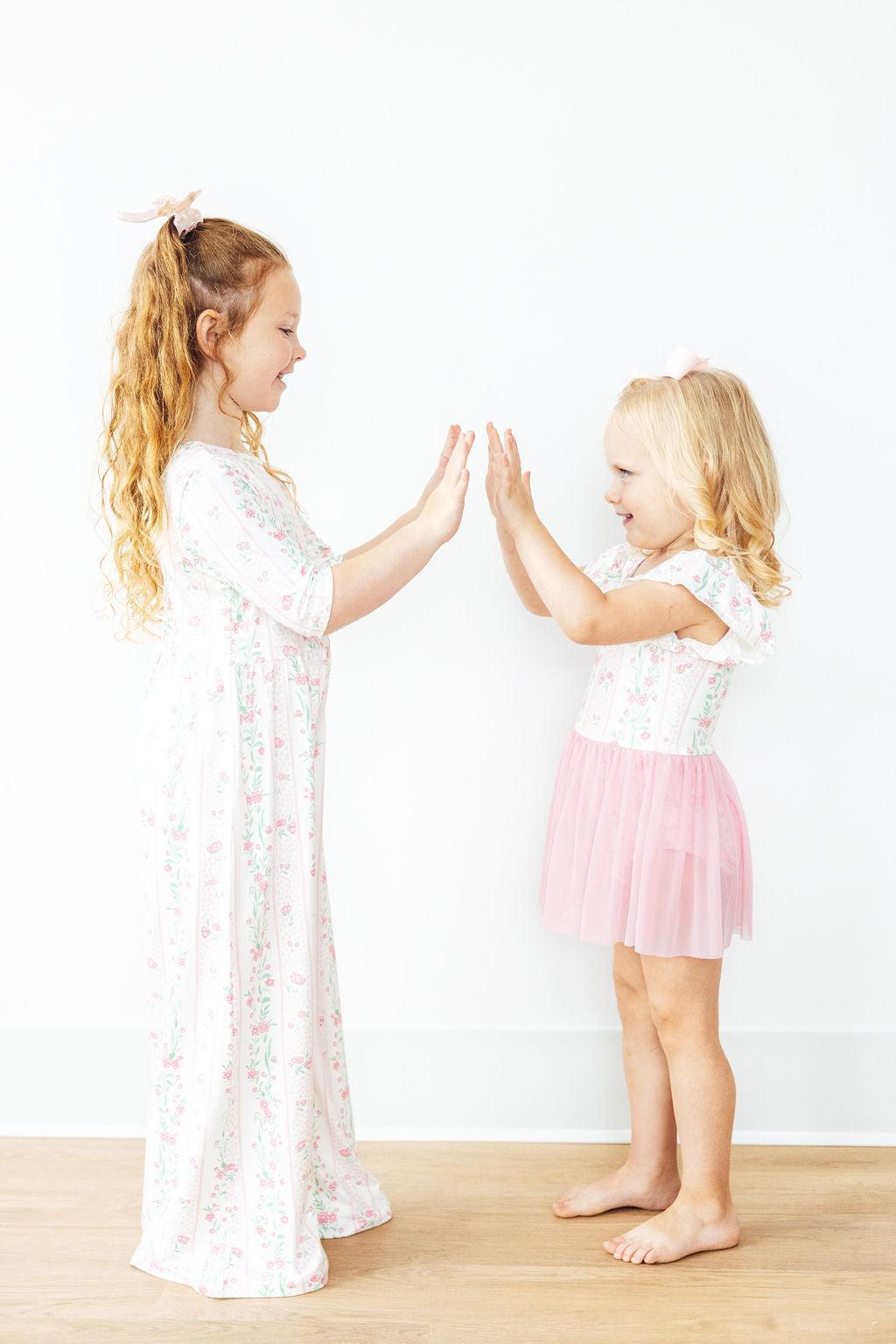 Fancy Florals Wide Leg Jumpsuit Girls' Wide Leg Jumpsuit