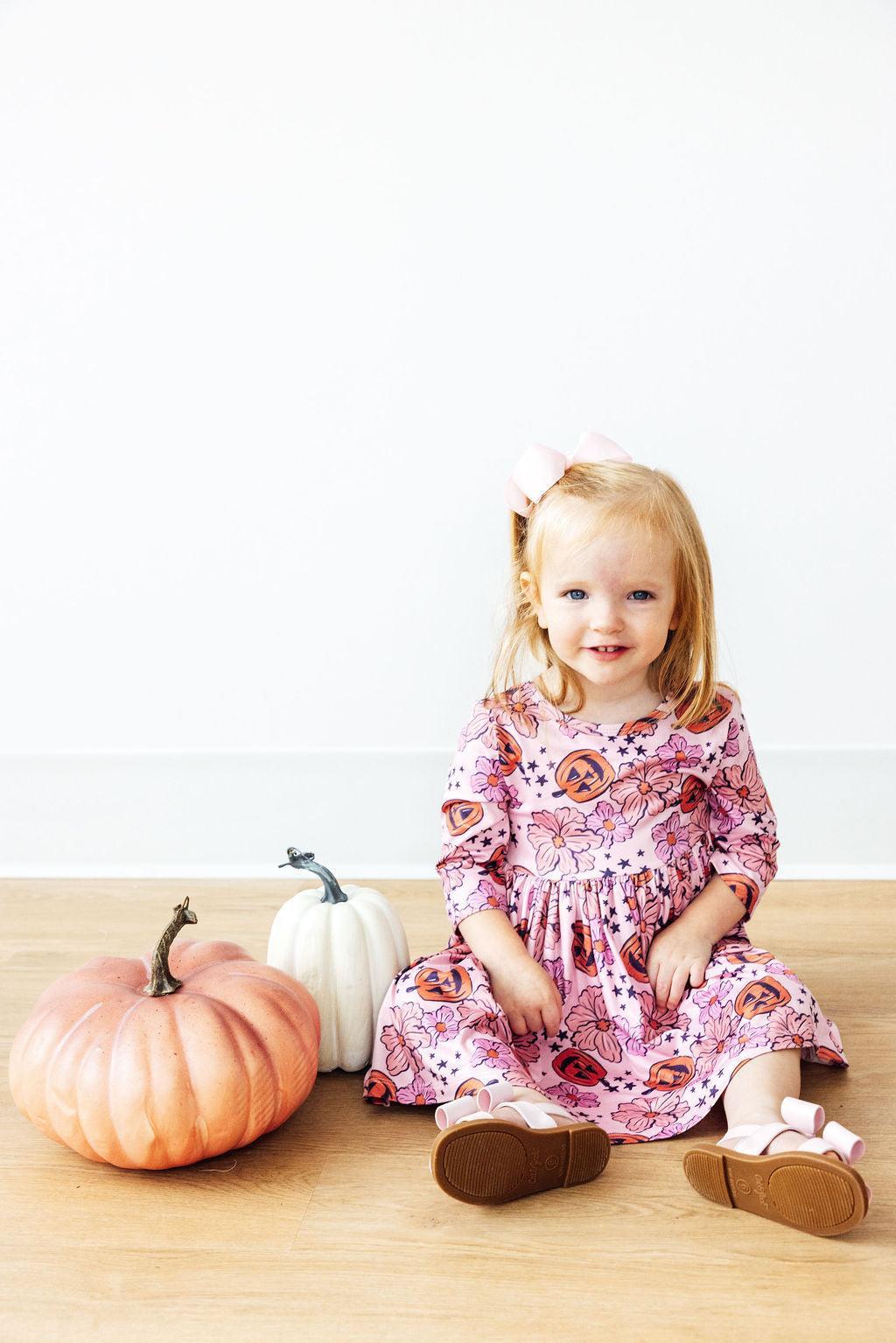 Candy Pocket Twirl Dress Scoop Back Ballet Neckline Mila & Rose