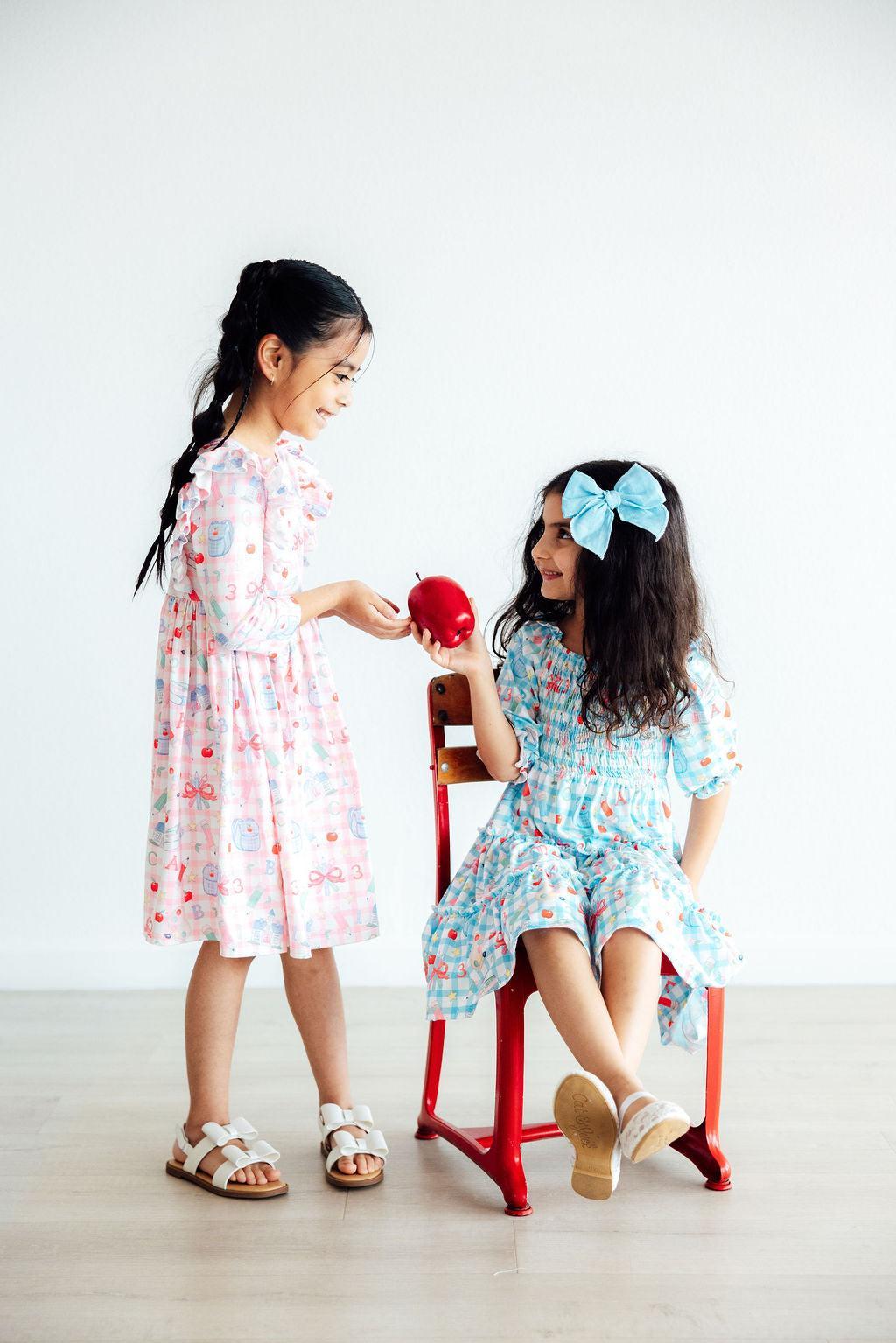 Smocked Ruffle Dress Comfortable Twirl-Worthy Dress Honor Roll