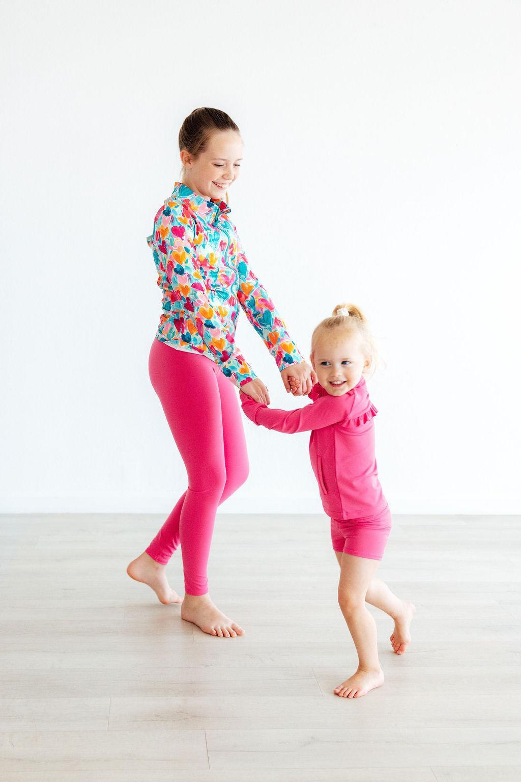 Fuchsia Flash Active Slim Fit Legging Mila & Rose