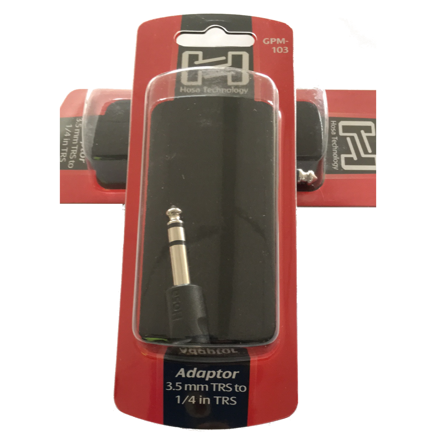 3.5mm TRS to 1/4' Male TRS Stereo Headphone Adapter Hosa Technology