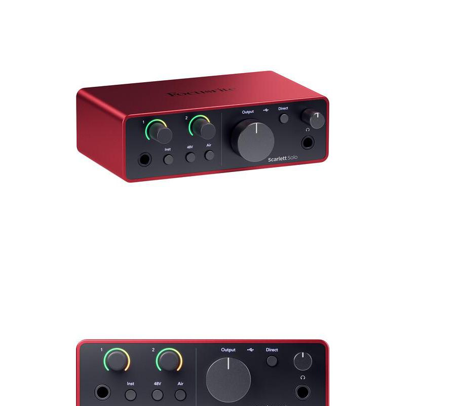 Focusrite Scarlett Solo 4th Gen USB Audio Interface