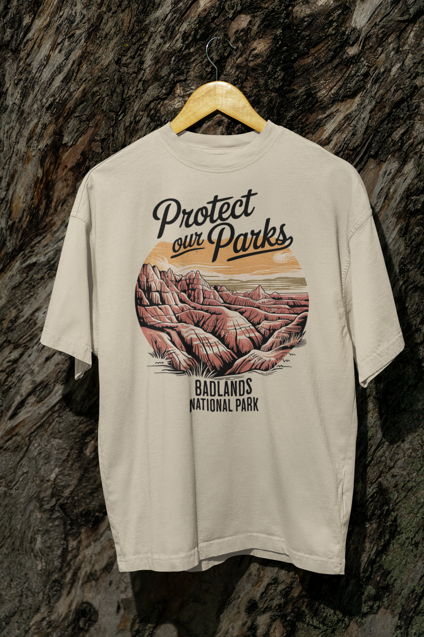 Protect Our Parks Badlands National Park Unisex Fit Soft T-Shirt