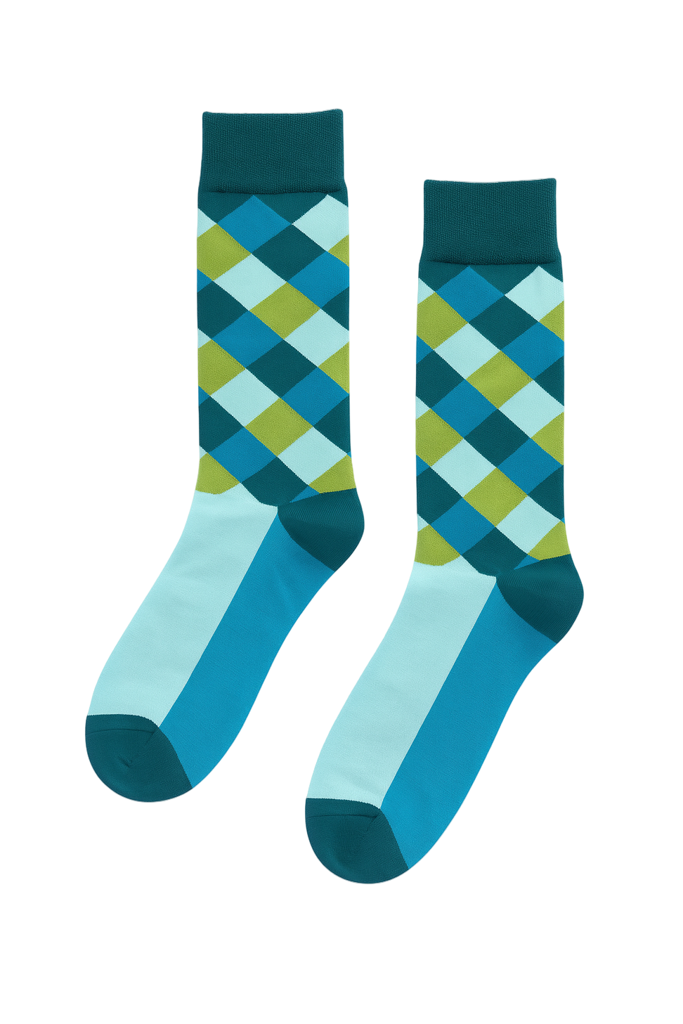 Argyle Pop Bold Color Argyle Socks