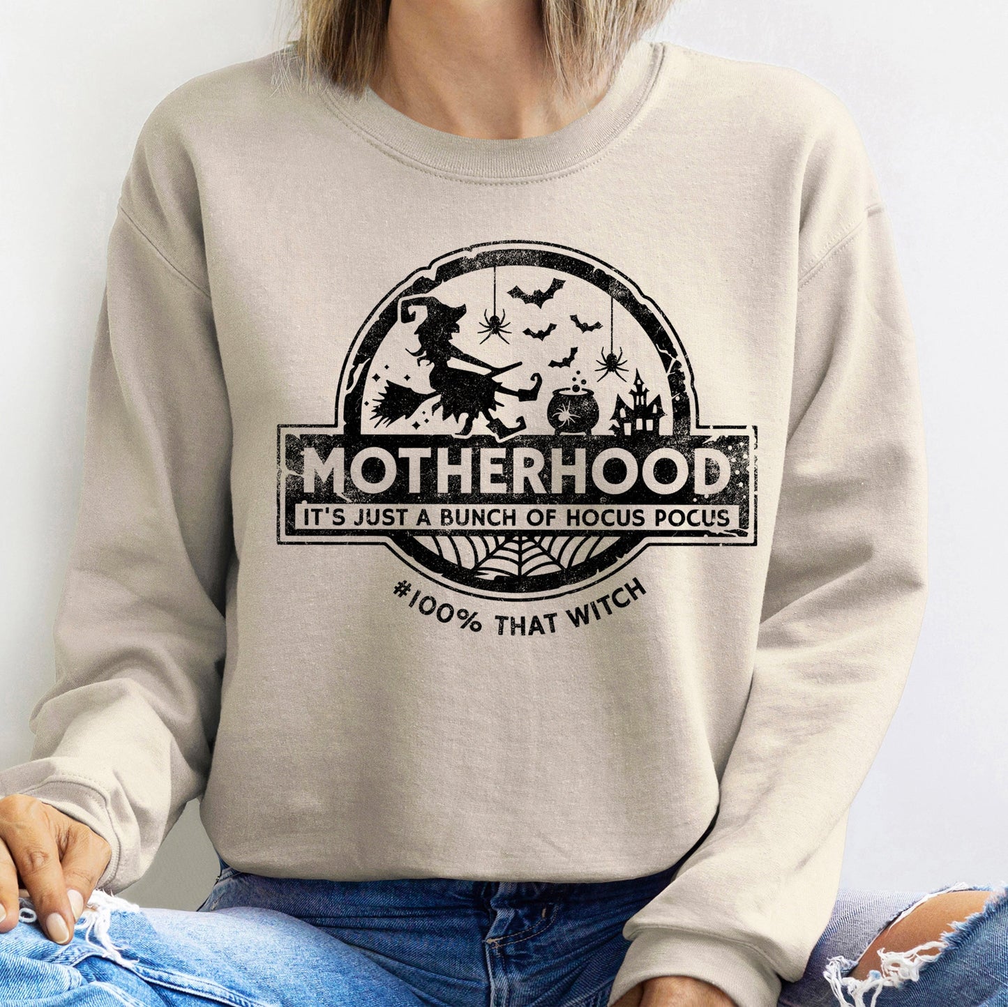Mother Witch Vintage Halloween Sweatshirt