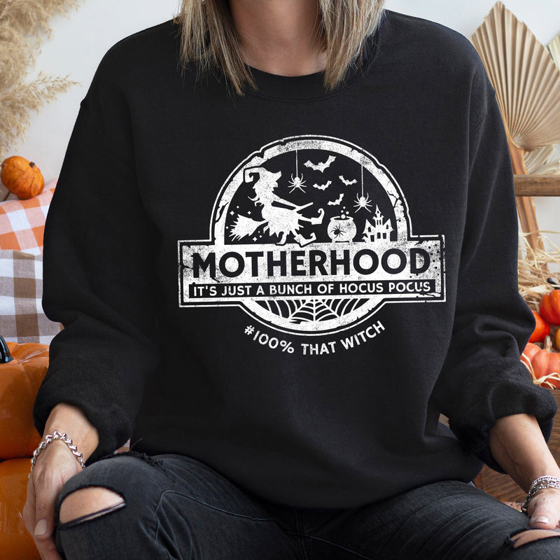 Mother Witch Halloween Sweatshirt Unisex Cotton Polyester Blend