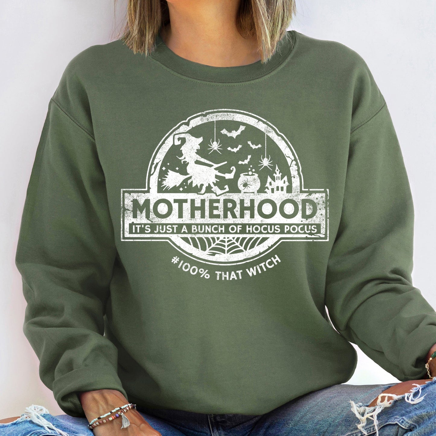 Mother Witch Halloween Sweatshirt