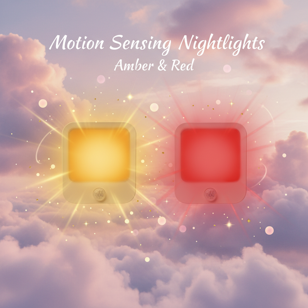 Nightlight Motion Sensing Red Circadian Friendly Nightlight DreamWalkerz