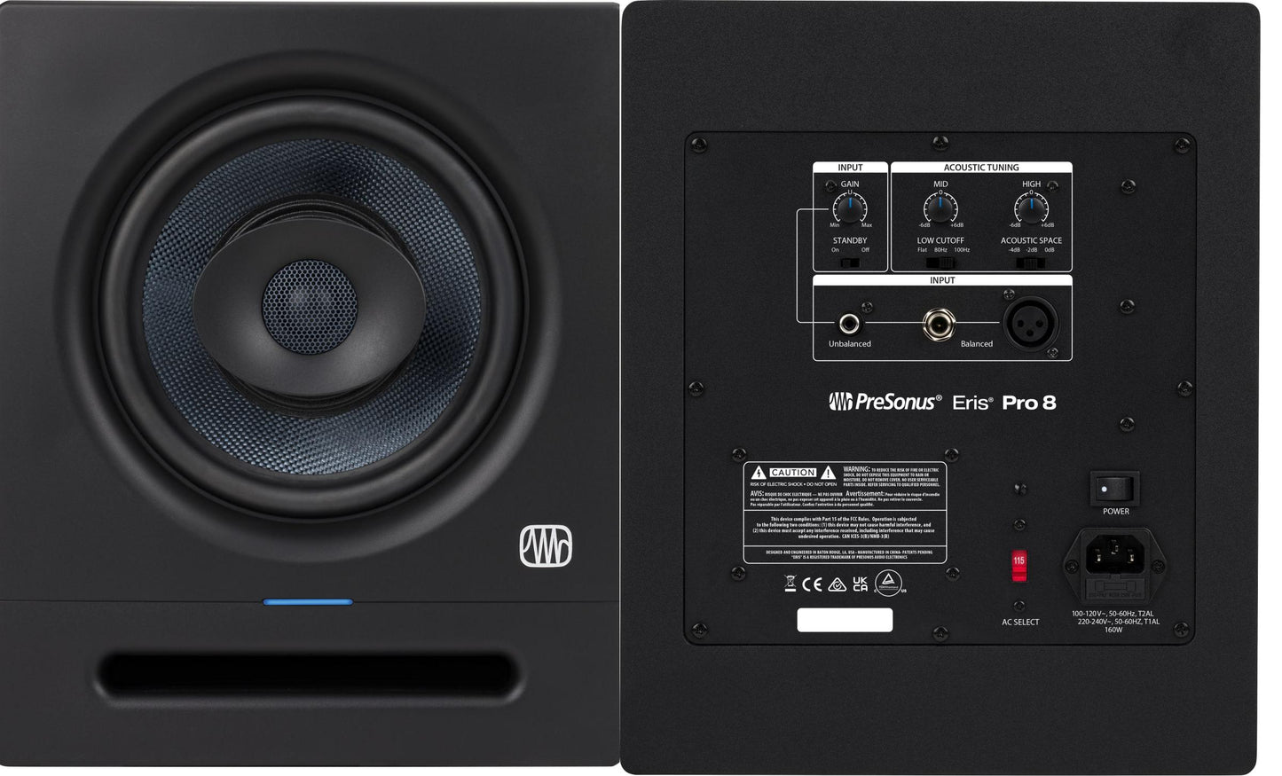 PreSonus Eris Pro 8 8-inch Powered Studio Monitor
