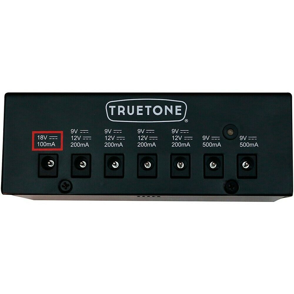 Truetone 1 Spot Pro CS7 Switchable Voltage 7-output Guitar Pedal Power Supply