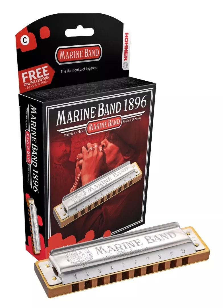 Hohner Marine Band 1896 Harmonica Key of C Diatonic Harmonica Hohner