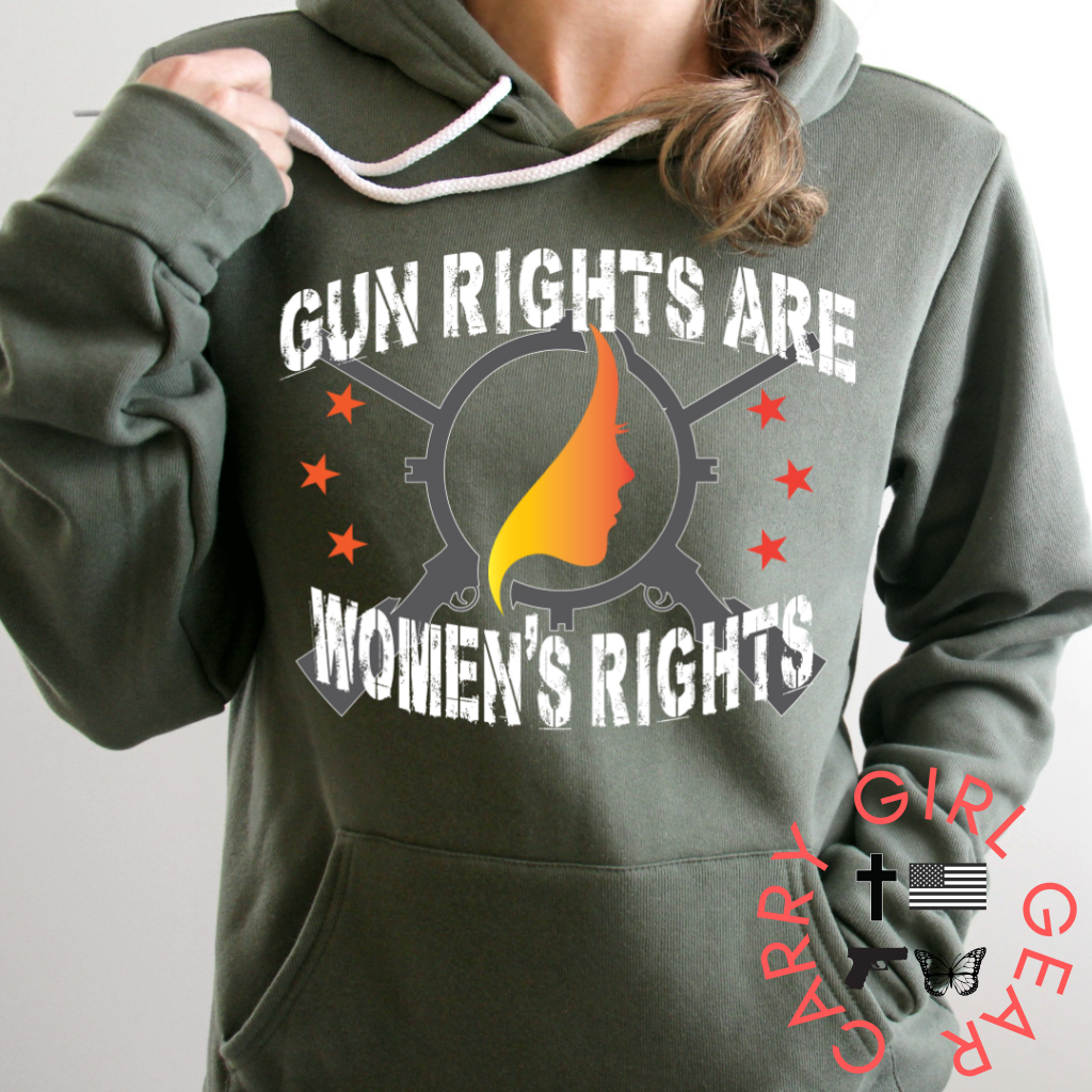 MY RIGHTS Military Green Hoodie & Sweatshirt Carry Girl Gear