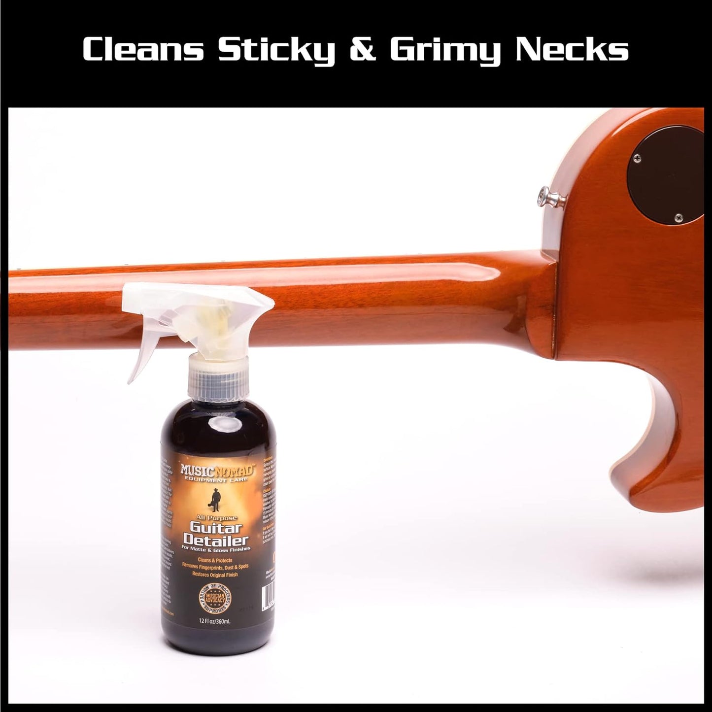 Premium Guitar Detailer Matte and Gloss Finish Cleaner Music Nomad MN152