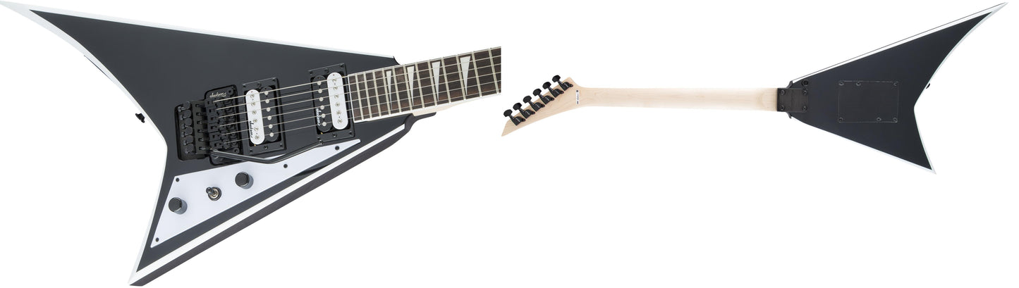 Jackson Rhoads Black with White Bevels JS32 Electric Guitar