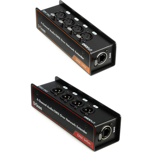 Hosa DNX-345F and DNX-345M 4-Channel XLR to Ethernet Extenders