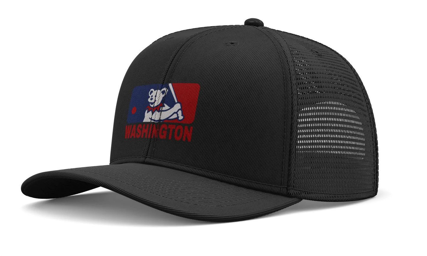 Washington Baseball Edition Dancing Bear Logo Trucker Cap The Ballpark Collection