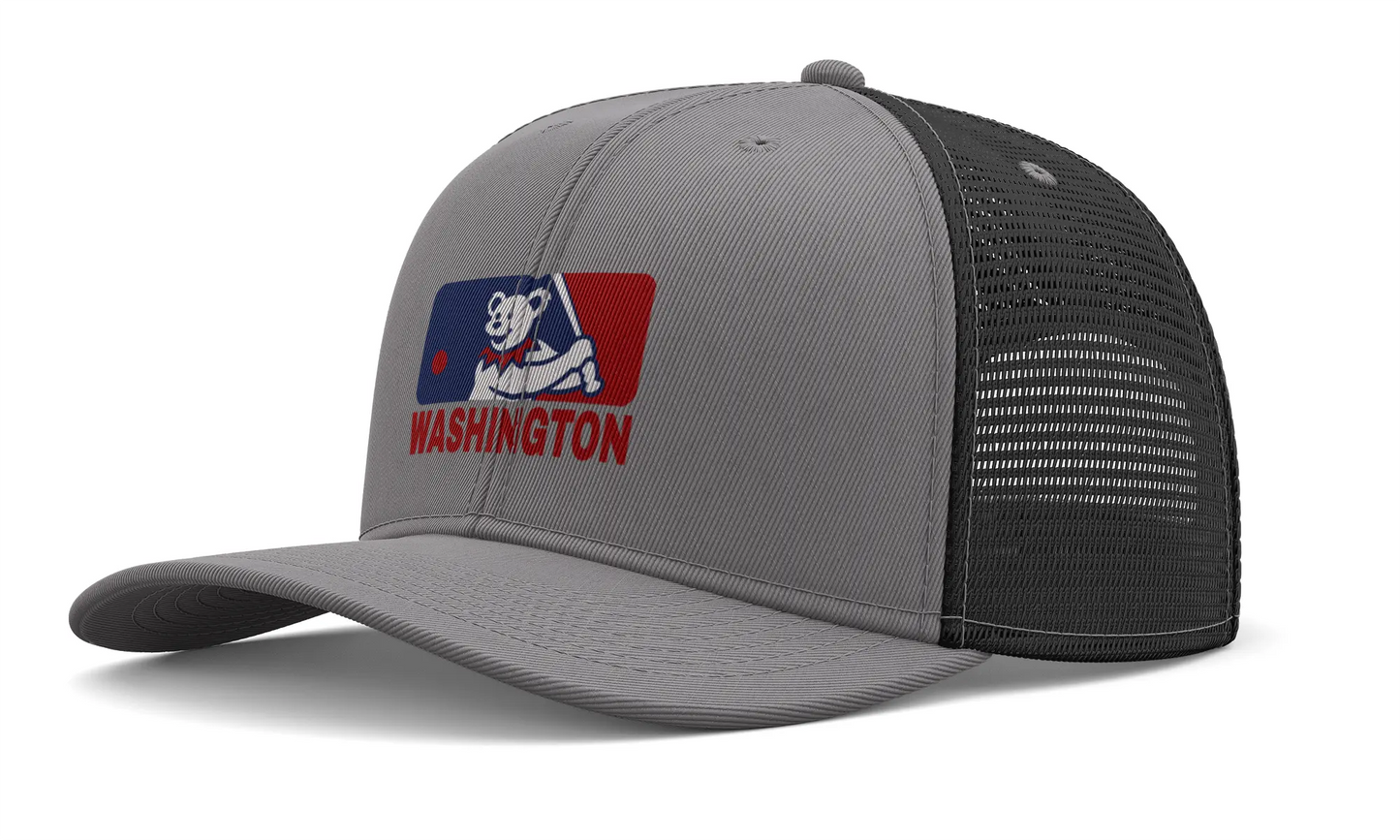 Washington Baseball Edition Dancing Bear Logo Trucker Cap The Ballpark Collection