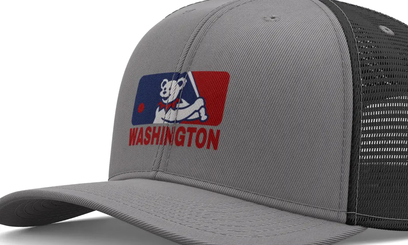 Washington Baseball Edition Dancing Bear Logo Trucker Cap The Ballpark Collection