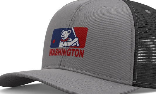 Washington Baseball Edition Dancing Bear Logo Trucker Cap The Ballpark Collection