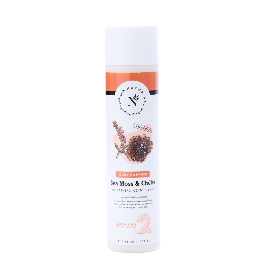 Sea Moss and Chebe Hydrating Rinse Out Conditioner Wash & Go NaturAll