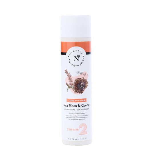Sea Moss and Chebe Hydrating Rinse Out Conditioner Wash & Go NaturAll