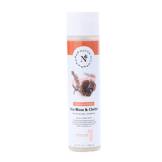 Sea Moss and Chebe Shampoo Nourishing Wash & Go NaturAll