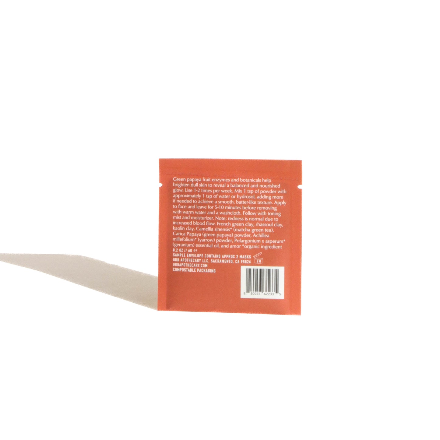 Experience Samples Biodegradable Face Mask Set URB APOTHECARY