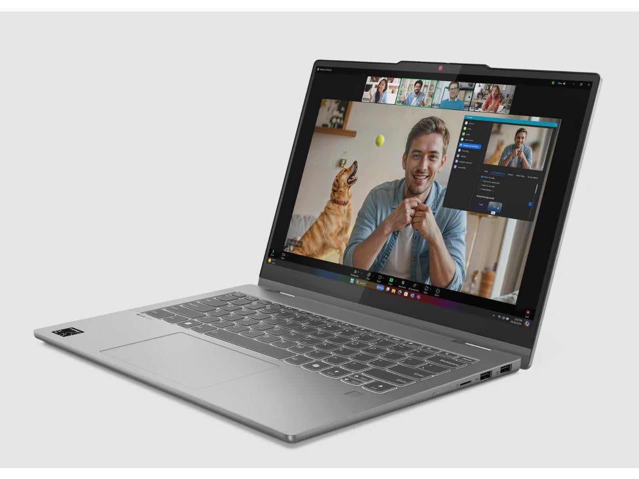 Lenovo 14" IdeaPad 5 Qualcomm Touchscreen Laptop (Gray) 8GB/256GB SSD – Refurbished