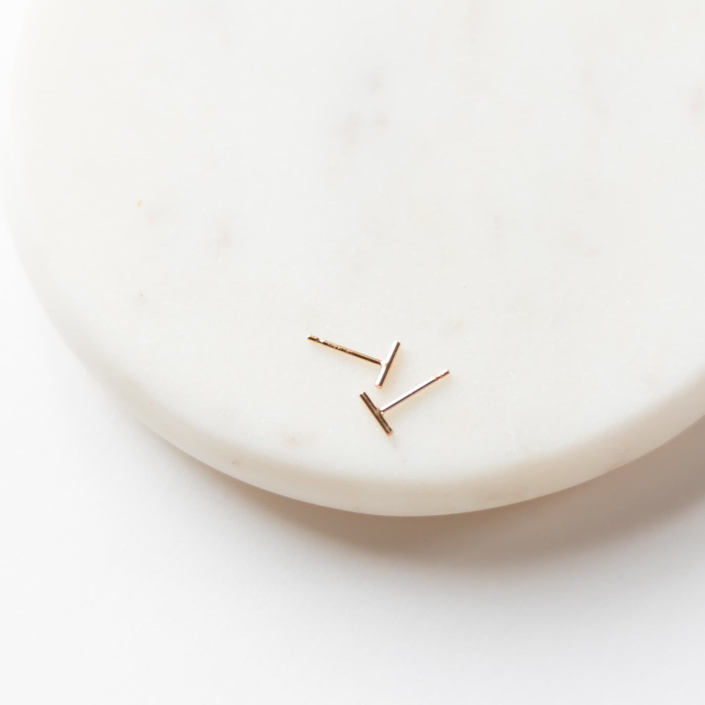 Bar Post Earrings 6mm Stud Earrings Sela Designs